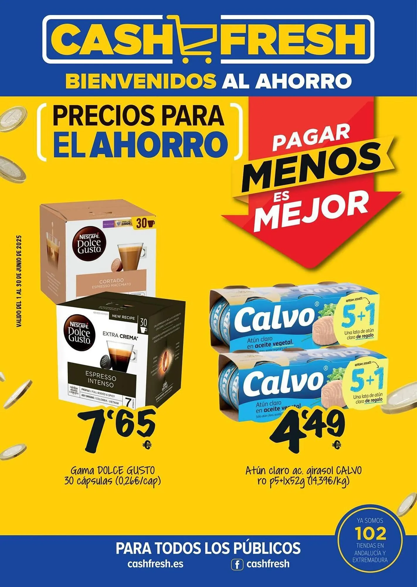 Catálogo de Folleto Cash Fresh 3 de junio al 30 de junio 2025 - Página 1