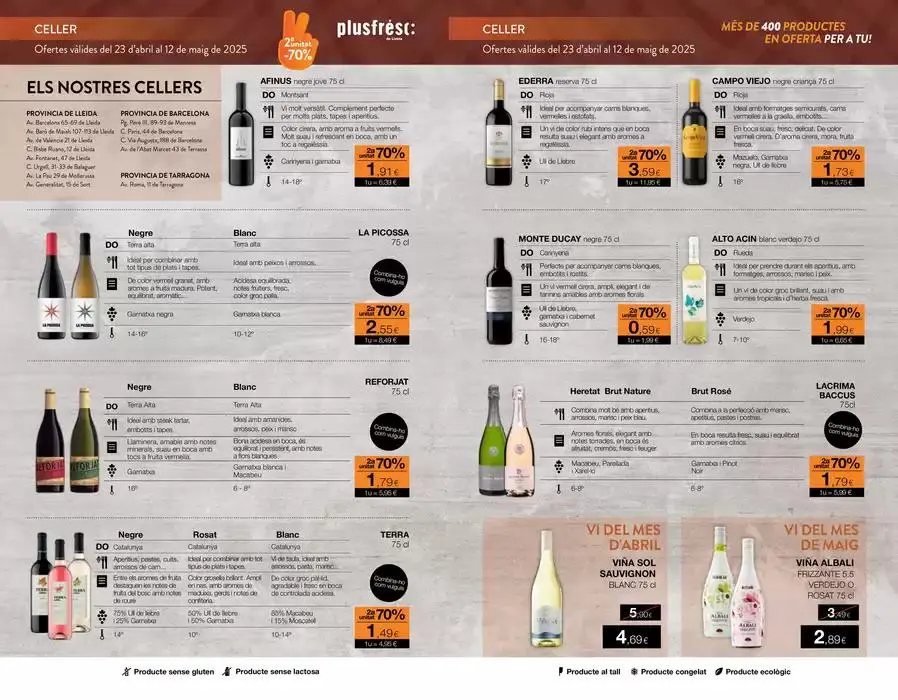 Catálogo de Més de 400 productes en oferta per a tu! 23 de abril al 12 de mayo 2025 - Página 8