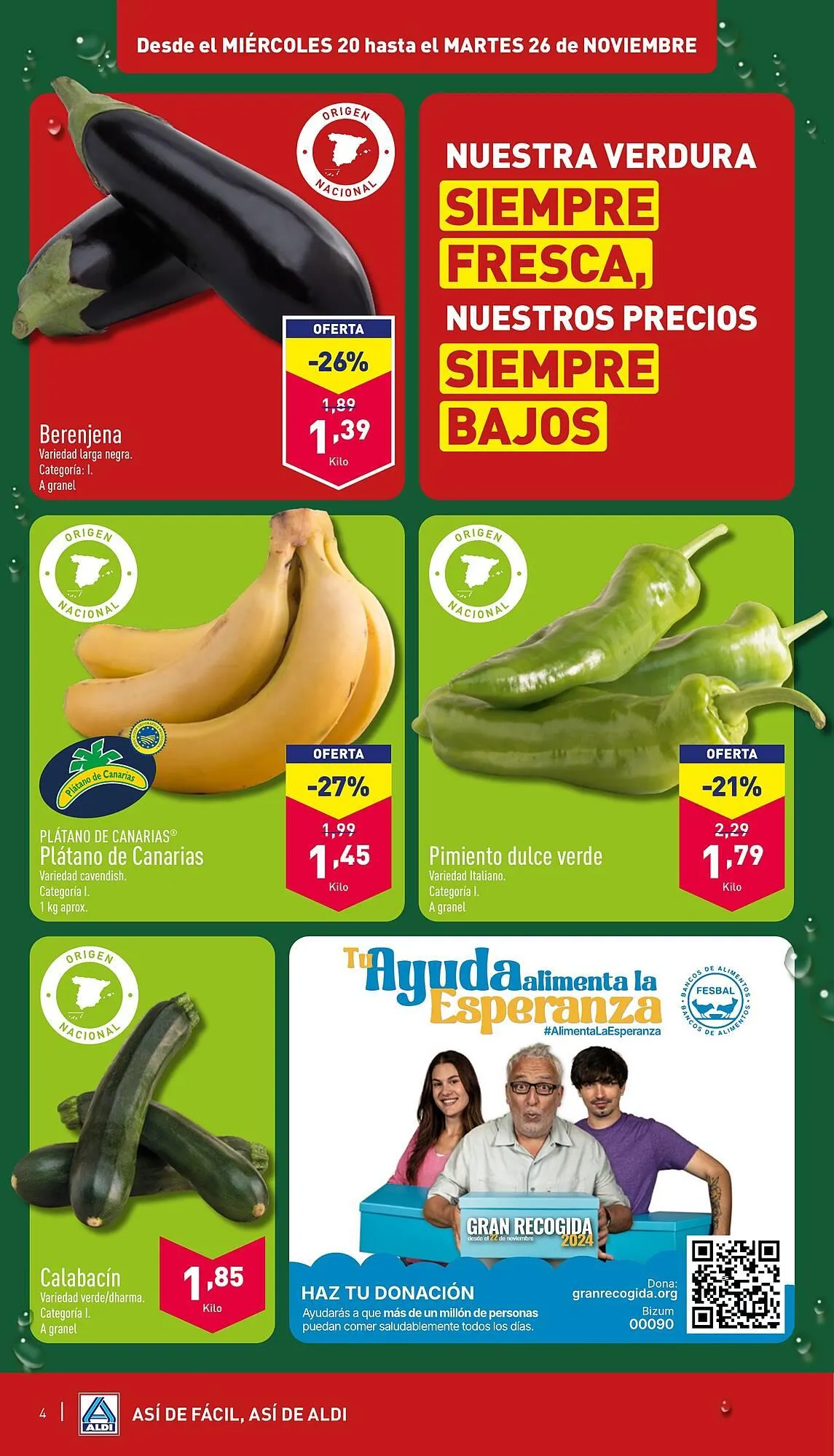 Catálogo de Folleto ALDI 20 de noviembre al 26 de noviembre 2024 - Página 4