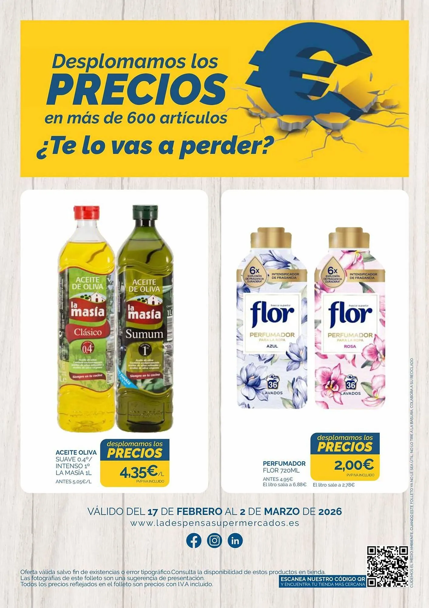 Catálogo de Folleto Supermercados La Despensa 17 de febrero al 2 de marzo 2026 - Página 8