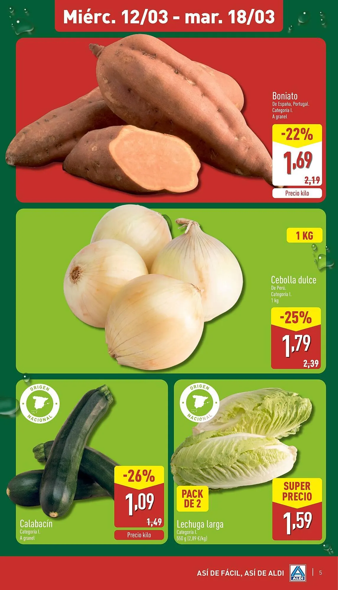 Catálogo de Folleto ALDI 12 de marzo al 18 de marzo 2025 - Página 5