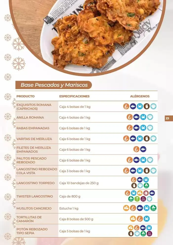 Catálogo de Catálogo de productos congelados 7 de octubre al 31 de diciembre 2024 - Página 23