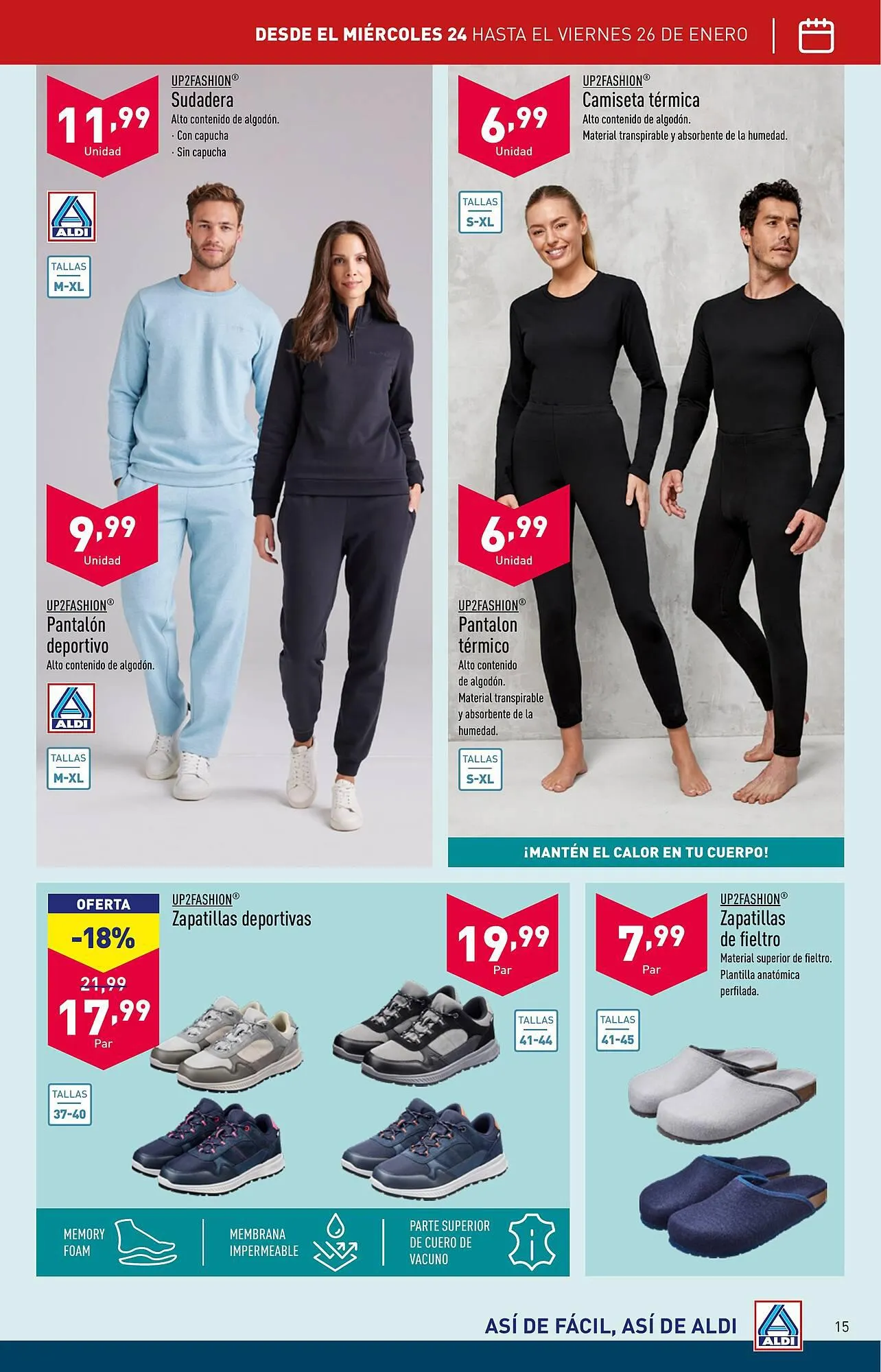 Catálogo de Folleto ALDI 24 de enero al 30 de enero 2024 - Página 15