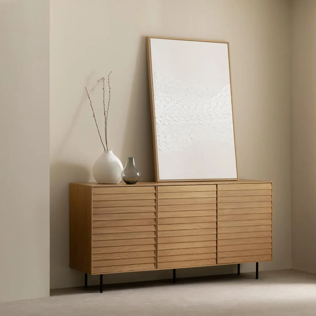 Aparador 170 de chapa de roble