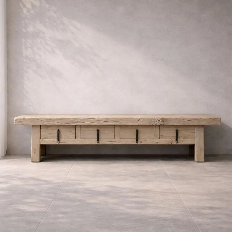 TV cabinet under Palo Santo · Antique Elm 196cm