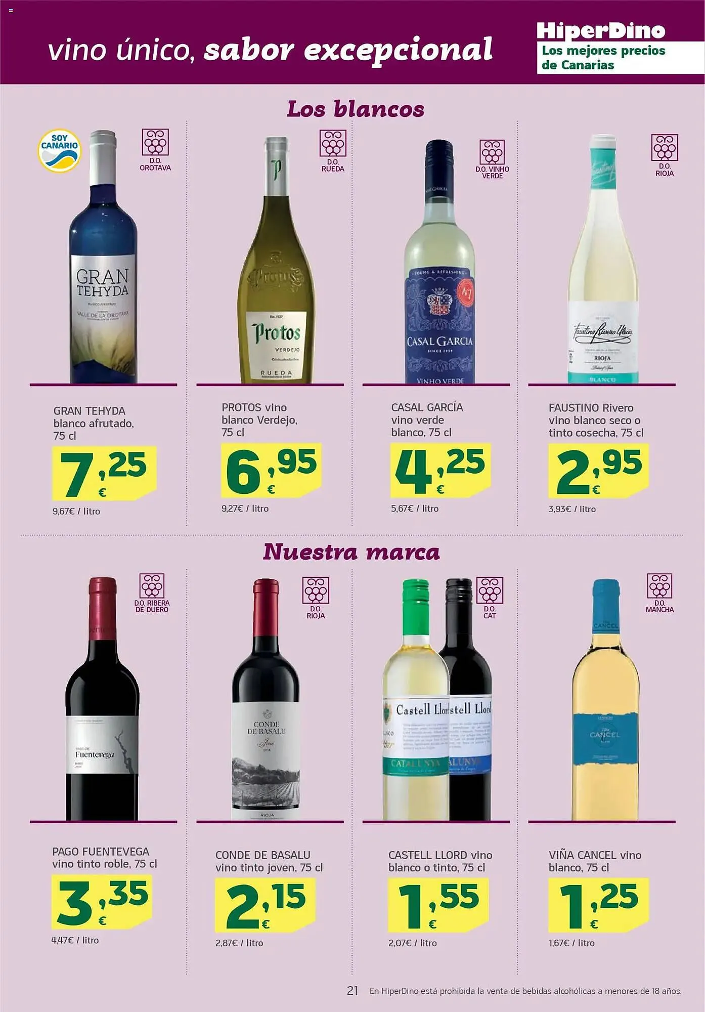 Catálogo de Folleto HiperDino 11 de noviembre al 24 de noviembre 2025 - Página 21