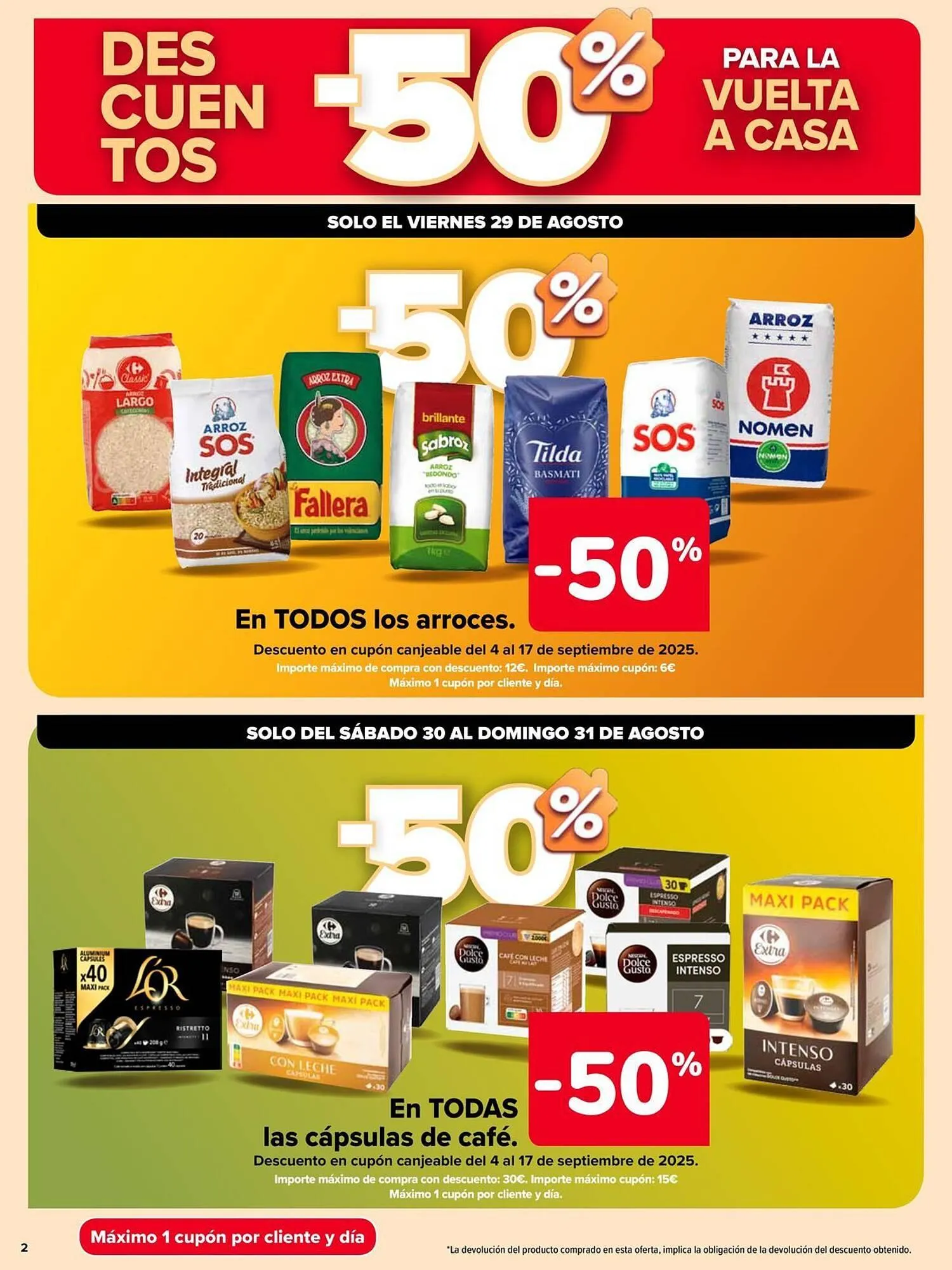 Catálogo de Folleto Carrefour 29 de agosto al 1 de septiembre 2025 - Página 2