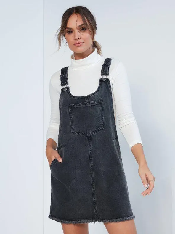 Pichi vaquero tirantes ajustables multibolsillos