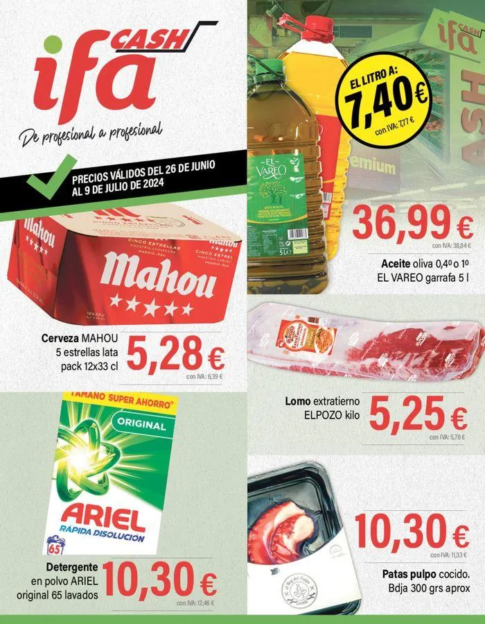 Catálogo de Catálogo Cash Ifa Castilla 26 de junio al 9 de julio 2024 - Página 1