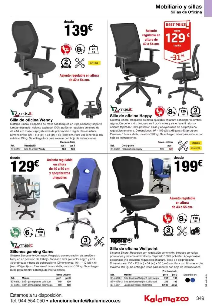 Catálogo de Staples Kalamazoo Catálogo General 9 de enero al 30 de septiembre 2025 - Página 349