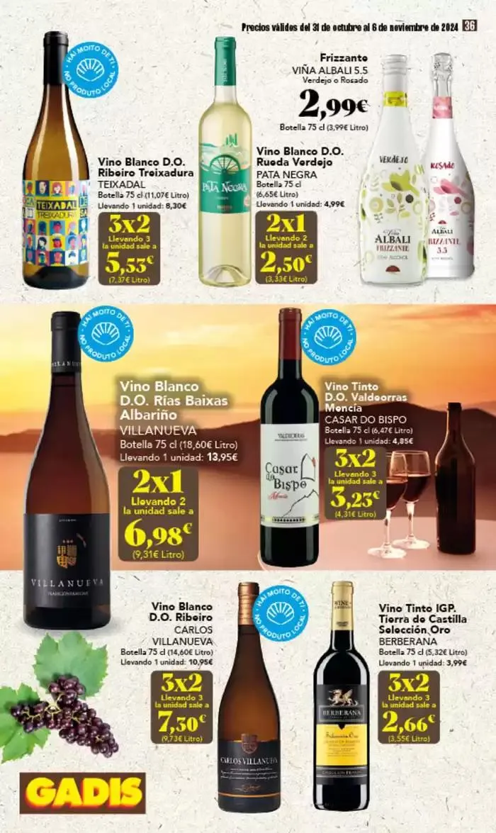 Catálogo de Catálogo Gadis Galicia 31 de octubre al 6 de noviembre 2024 - Página 36