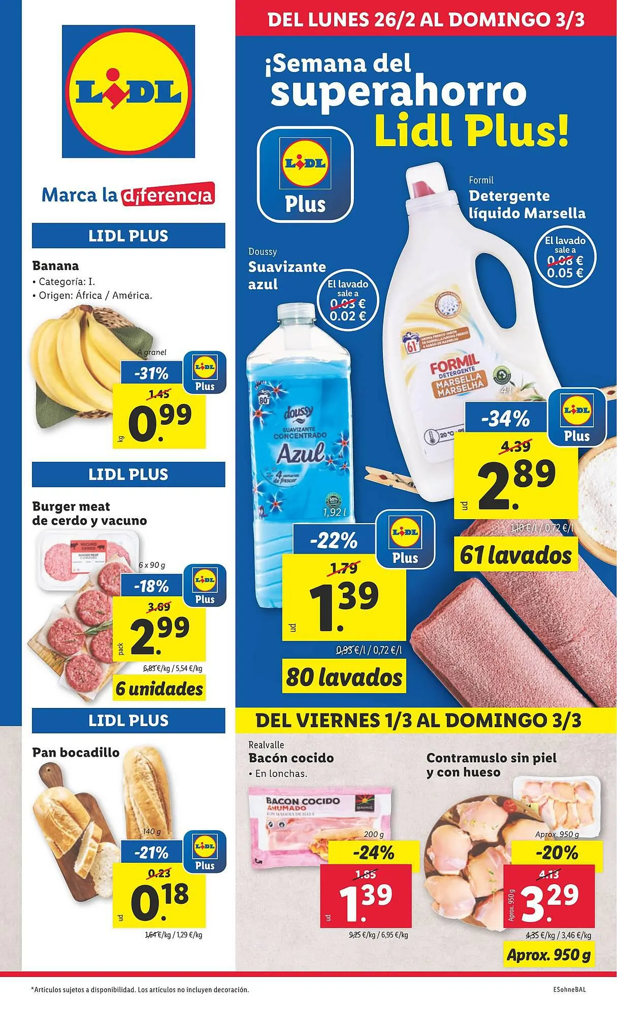 Catálogo de Folleto Lidl 26 de febrero al 3 de marzo 2024 - Página 1