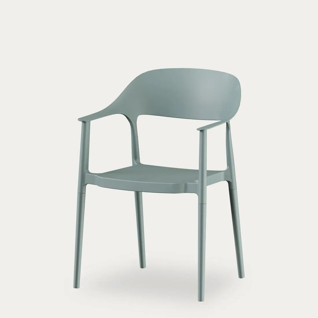 Silla polipropileno verde