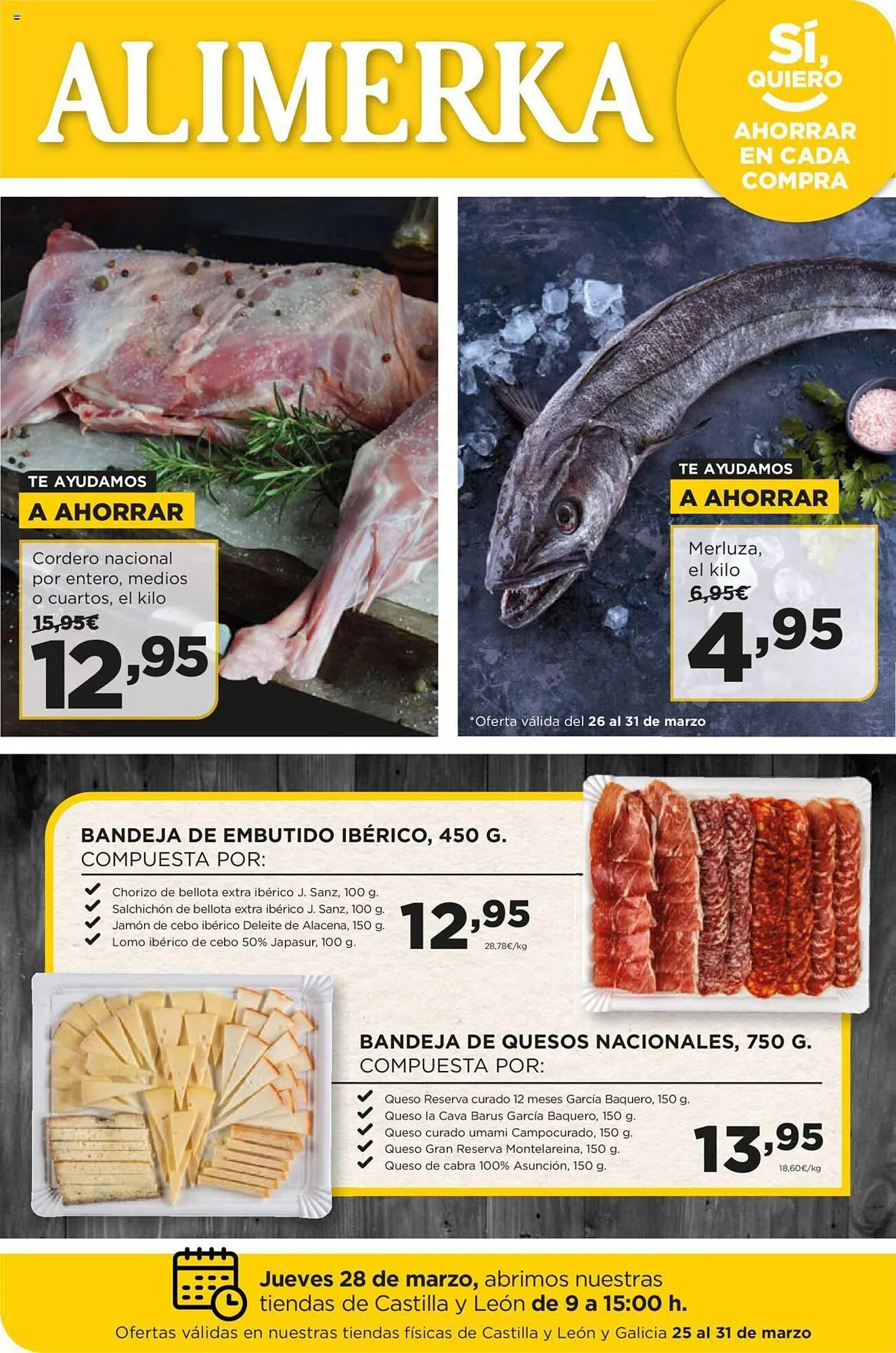 Catálogo de Folleto Alimerka 25 de marzo al 31 de marzo 2024 - Página 1