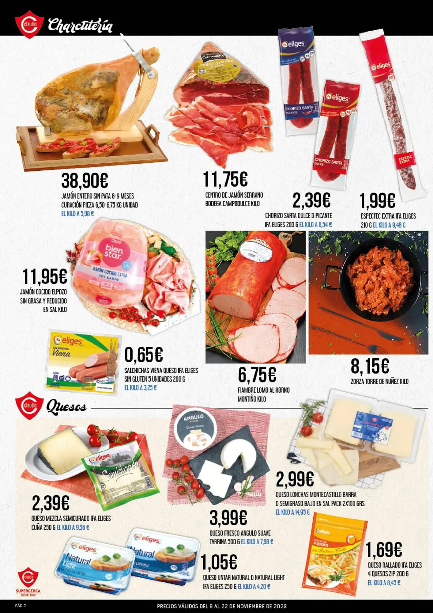 Catálogo de Folleto Claudio 9 de noviembre al 22 de noviembre 2023 - Página 2