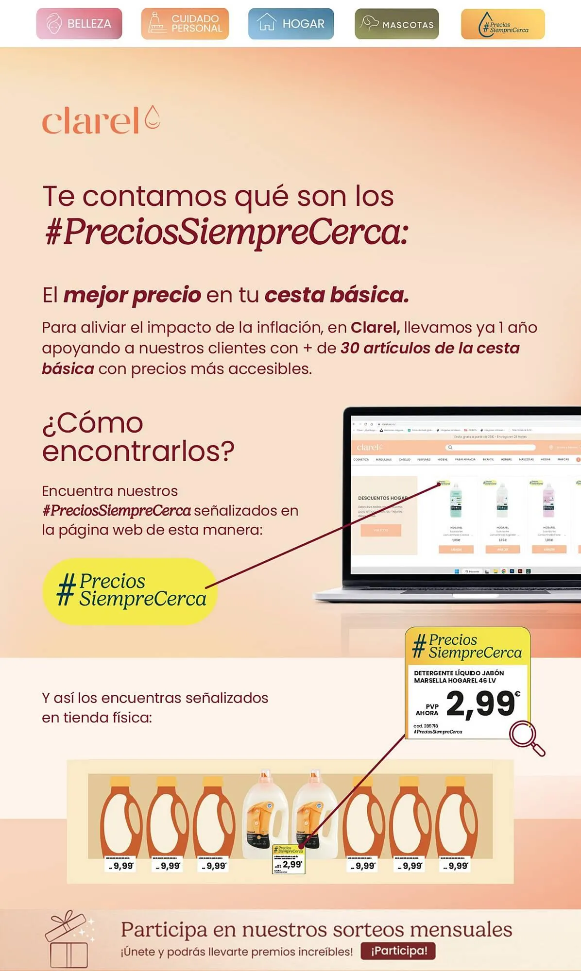 Catálogo de Folleto Clarel 28 de mayo al 17 de junio 2025 - Página 15