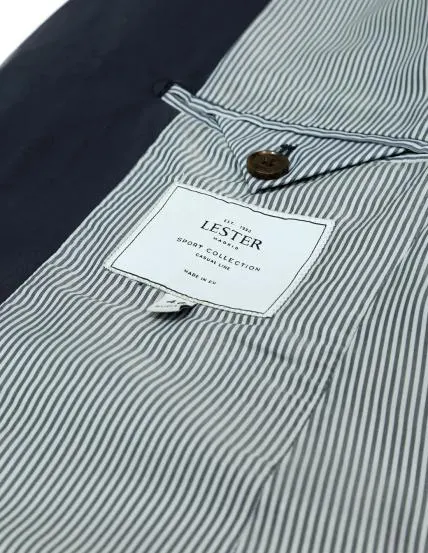 Chaqueta popelin lavada Azul oscuro