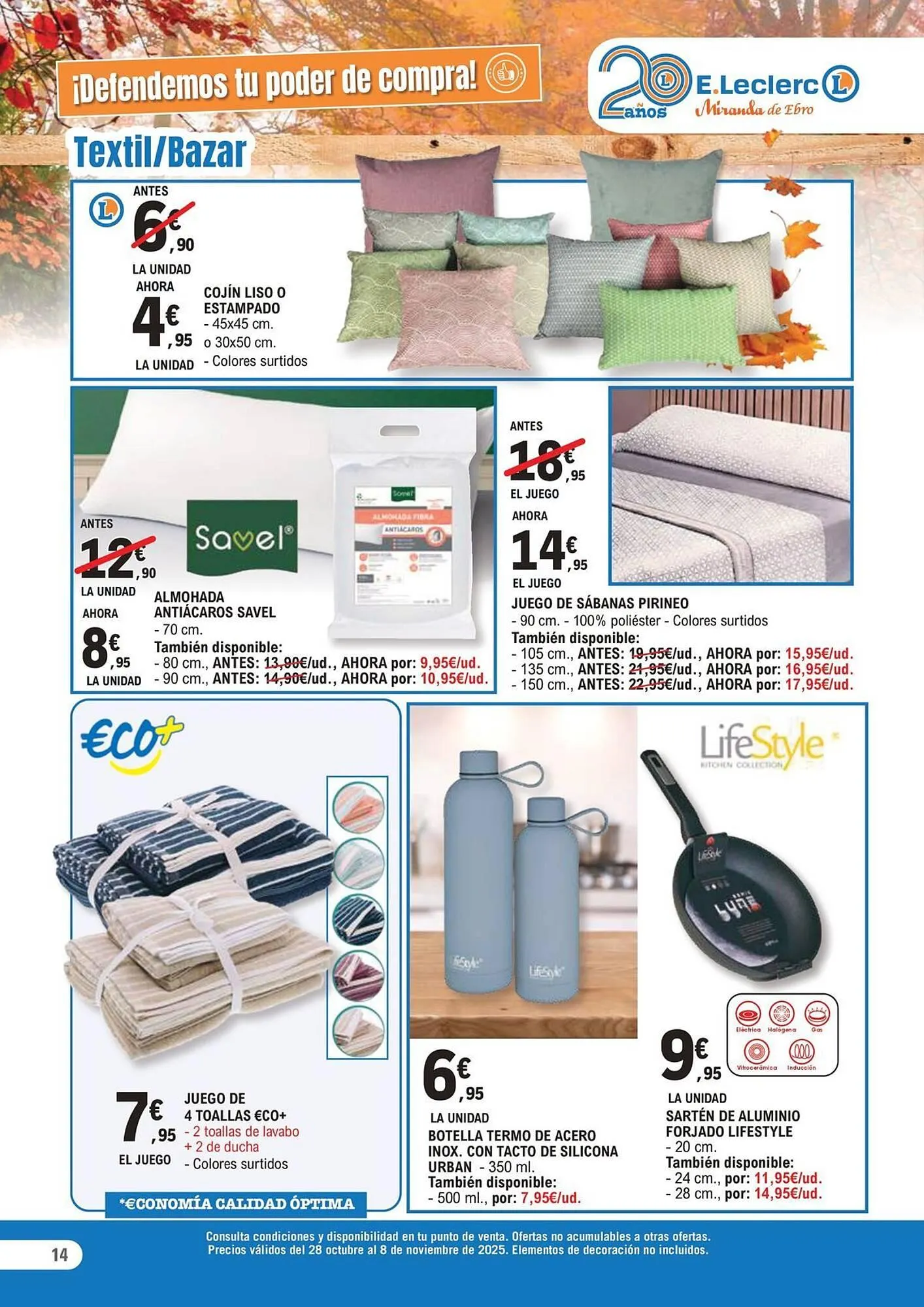 Catálogo de Catálogo E.Leclerc 30 de octubre al 8 de noviembre 2025 - Página 14