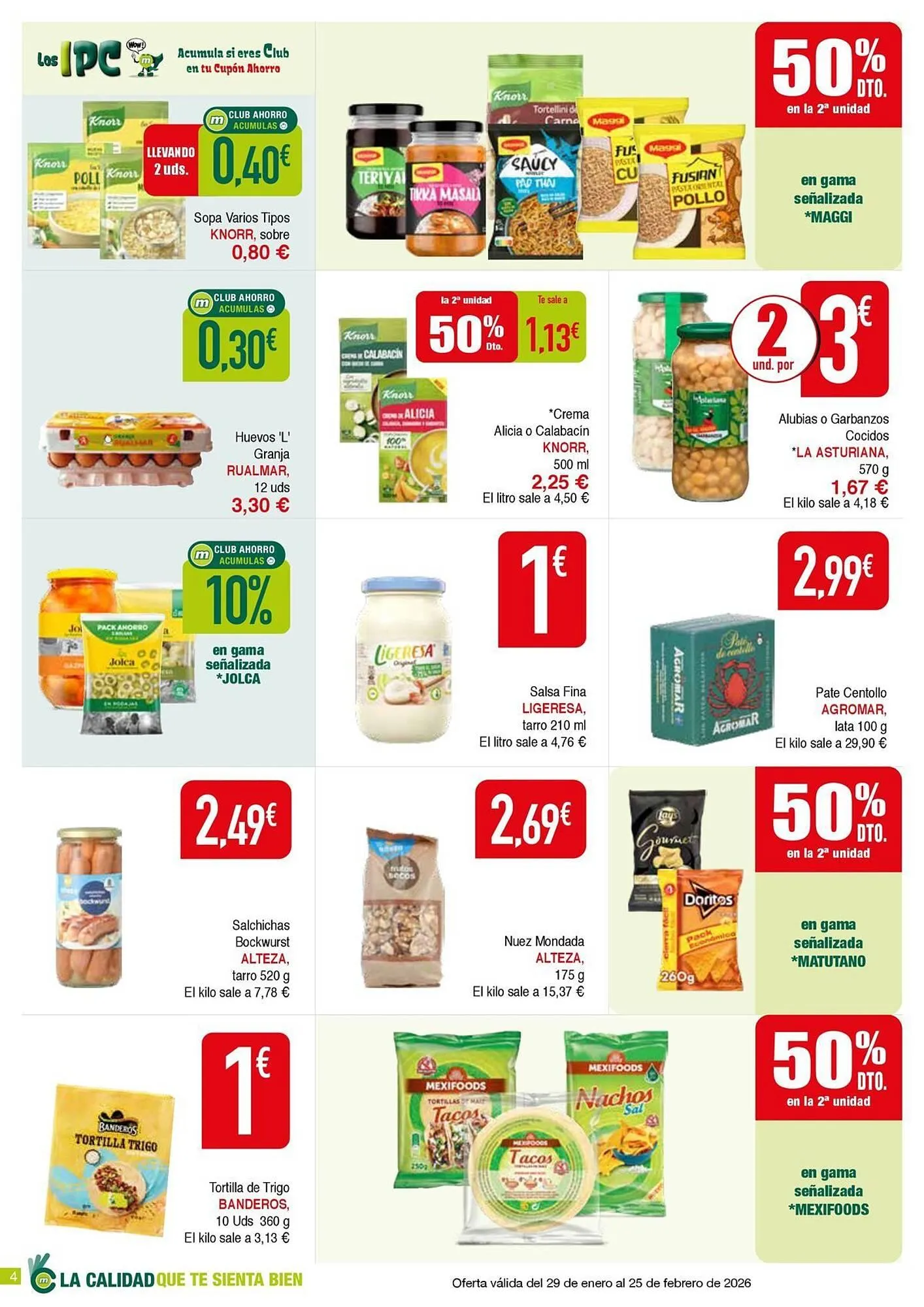 Catálogo de Folleto Masymas 29 de enero al 25 de febrero 2026 - Página 4