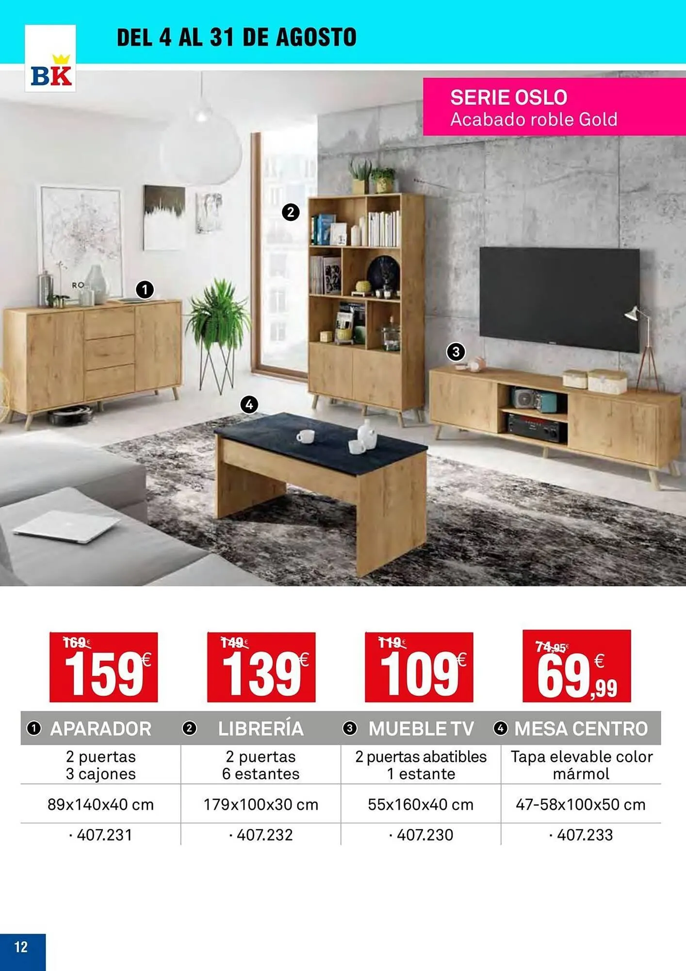 Catálogo de Folleto Bricoking 14 de agosto al 31 de agosto 2025 - Página 12