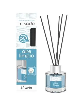 Ambientador tipo mikado Lanta 50ml aire limpio