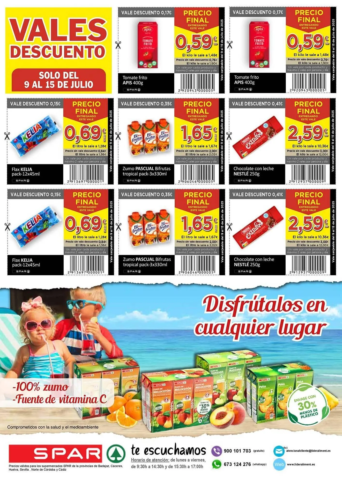 Catálogo de Folleto SPAR 9 de julio al 13 de julio 2025 - Página 2