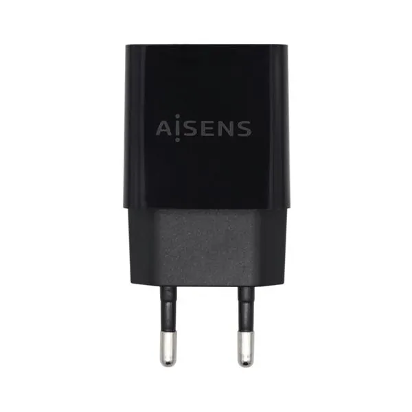 AISENS-CARGADOR USB 10W ALTA EFICIENCIA. 5V-2A. NEGRO