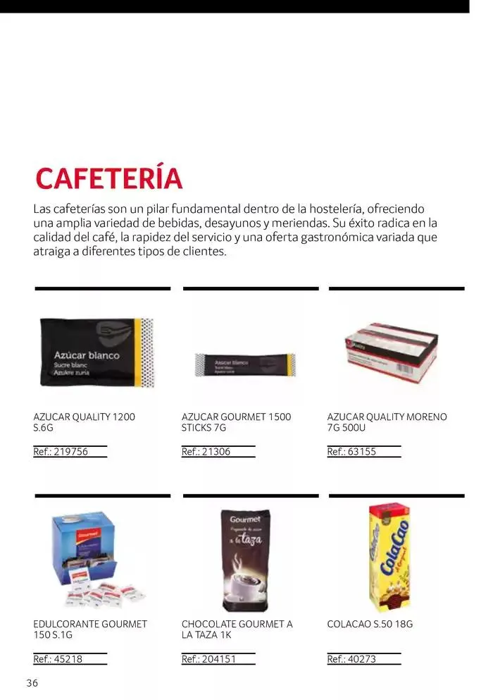 Catálogo de Nuestra selección de hostelería 1 de marzo al 30 de abril 2025 - Página 36