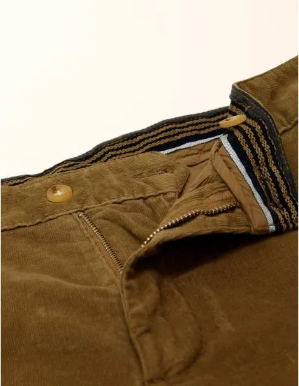 Pantalón chino micropana Beige