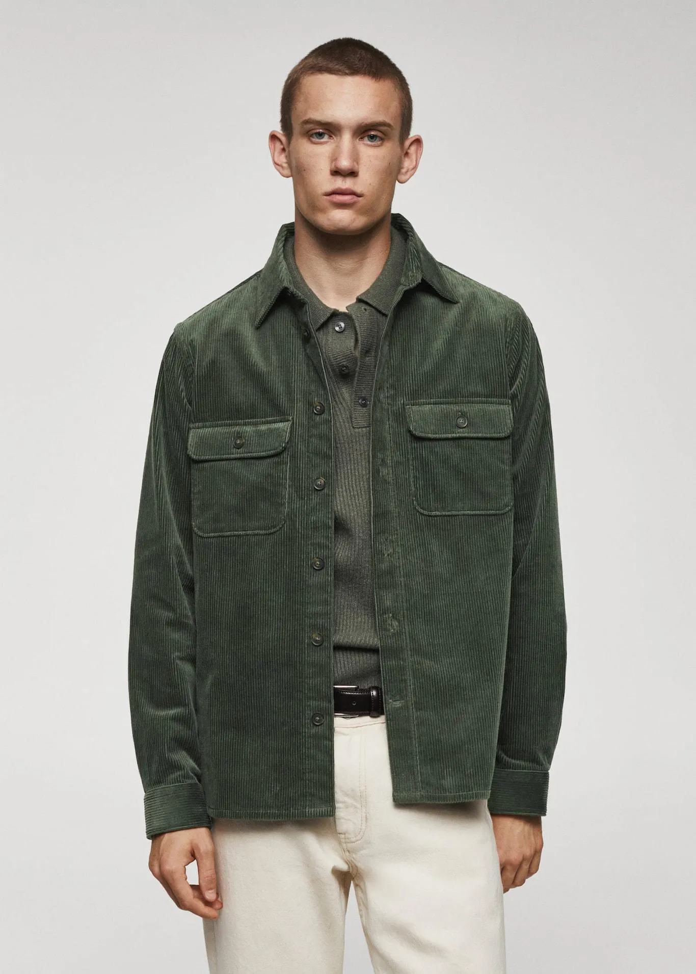 Sobrecamisa pana bolsillos