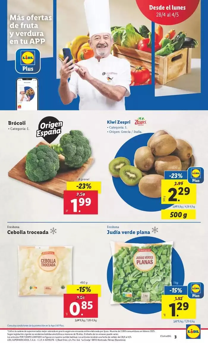 Catálogo de № 1 PRECIO - Ofertas válidas del 28/04 al 04/05 28 de abril al 4 de mayo 2025 - Página 3