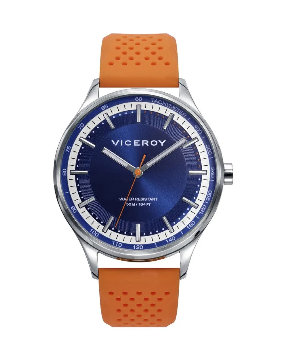 Reloj de mujer Viceroy Beat con correa de silicona naranja