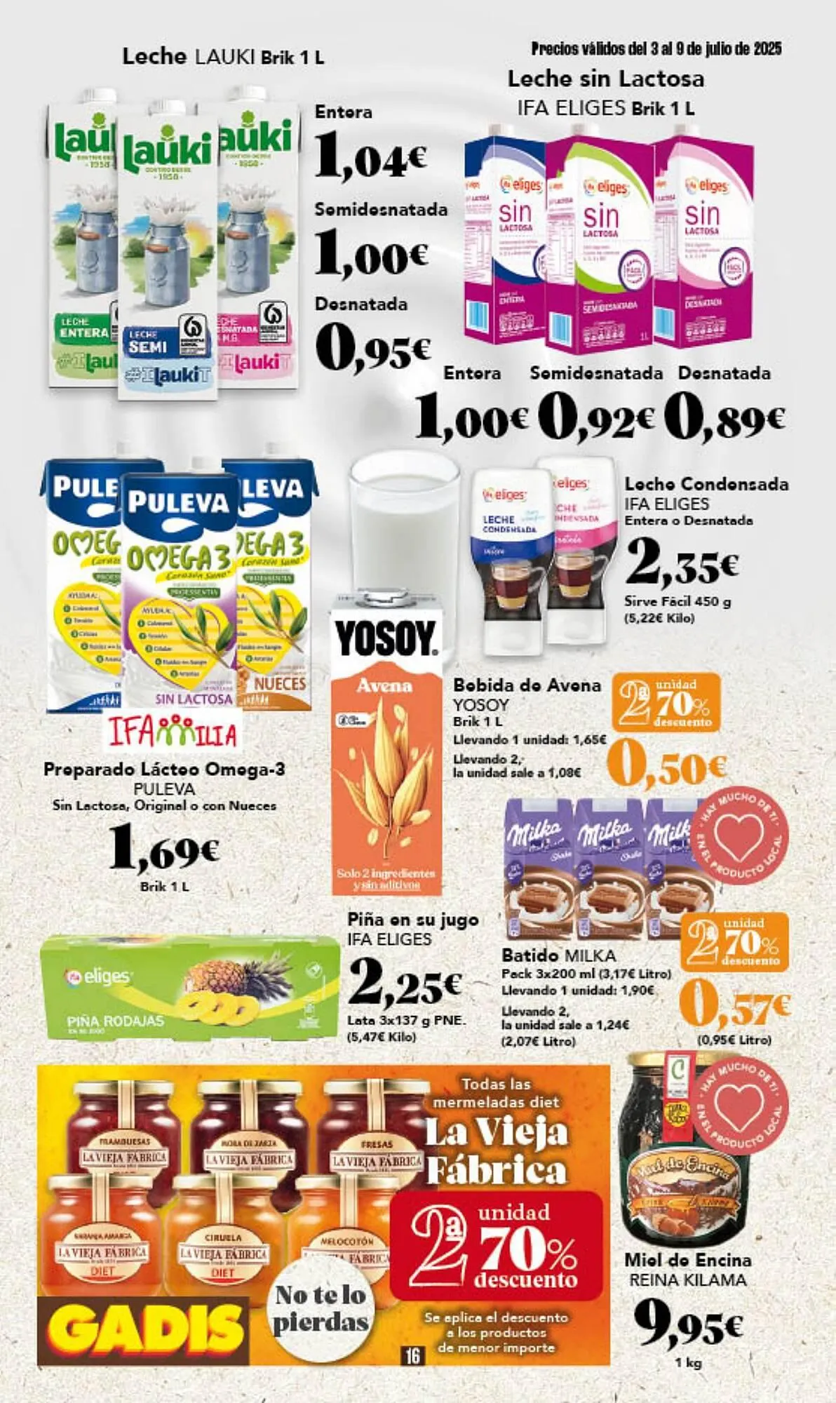 Catálogo de Folleto Gadis 3 de julio al 9 de julio 2025 - Página 16