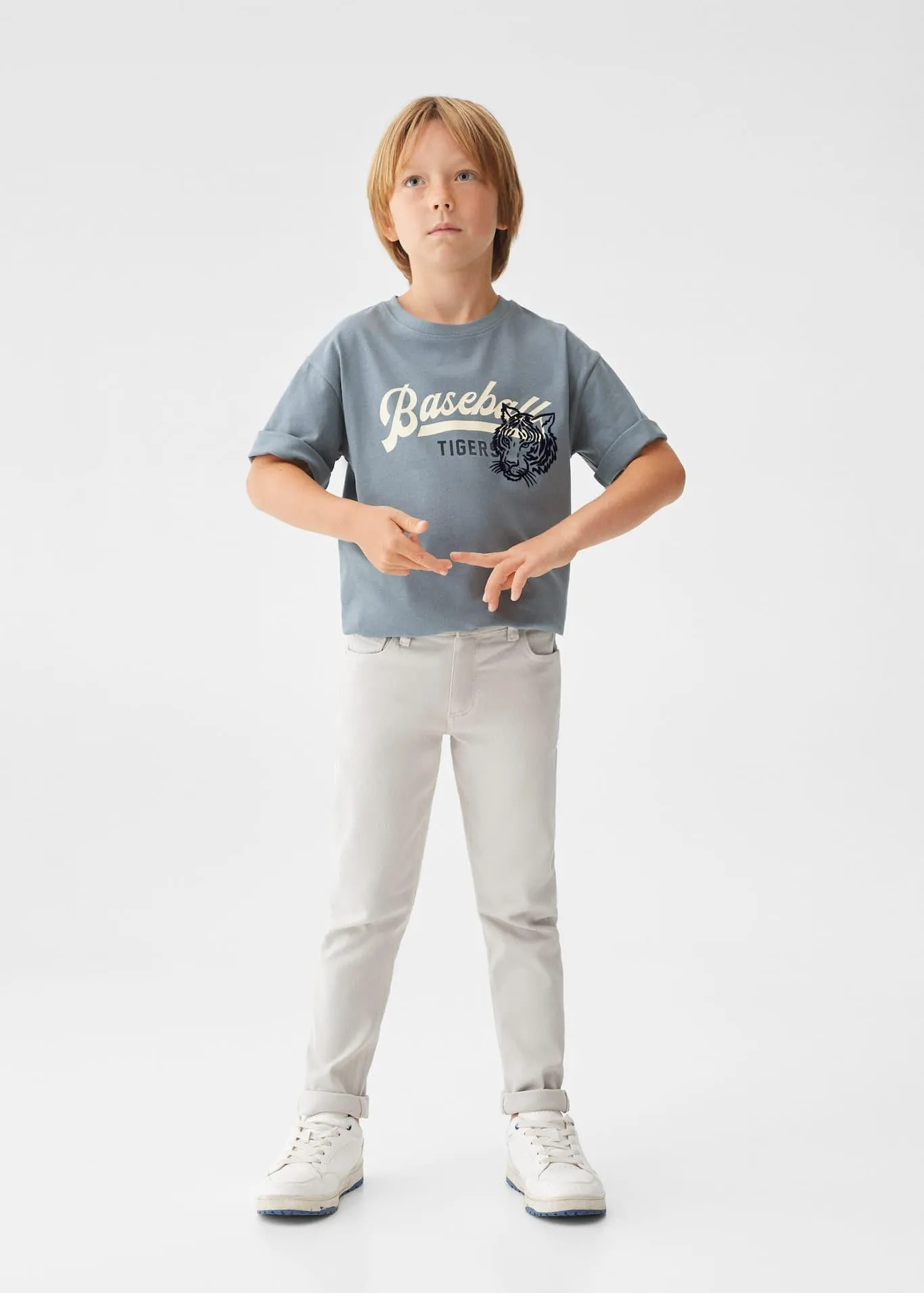 Camiseta estampada algodón