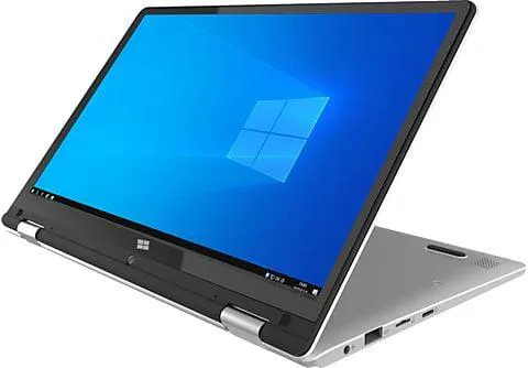 Portátil Convertible - Flex Pro PRIXTON, 11,6 ", Full-HD, Intel Celeron N4020, 4 GB, 4 GB, Intel® UHD Graphics 600, Windows 10 Pro Plata