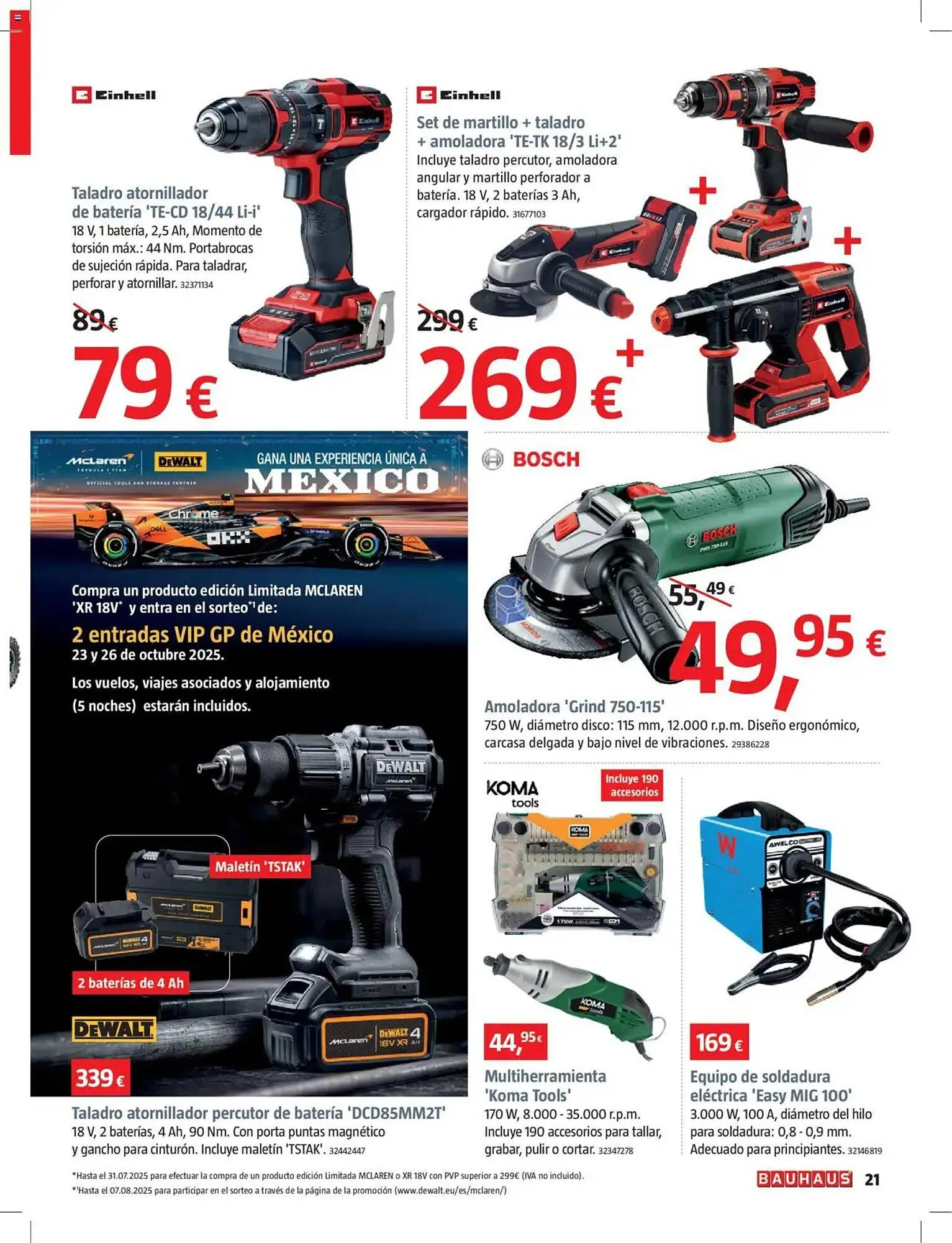 Catálogo de Folleto Bauhaus 29 de mayo al 25 de junio 2025 - Página 21