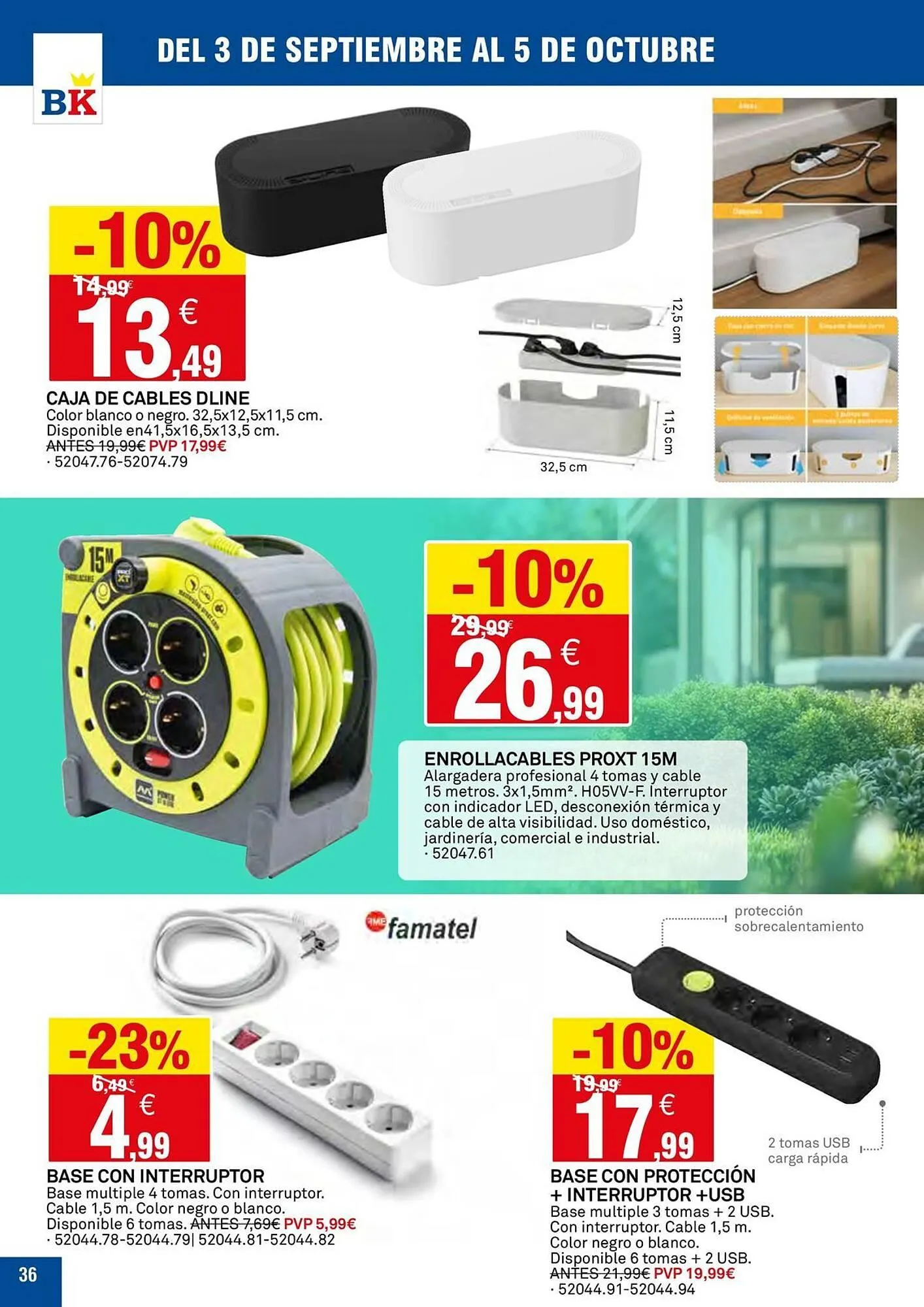 Catálogo de Catálogo Bricoking 3 de septiembre al 15 de octubre 2025 - Página 36
