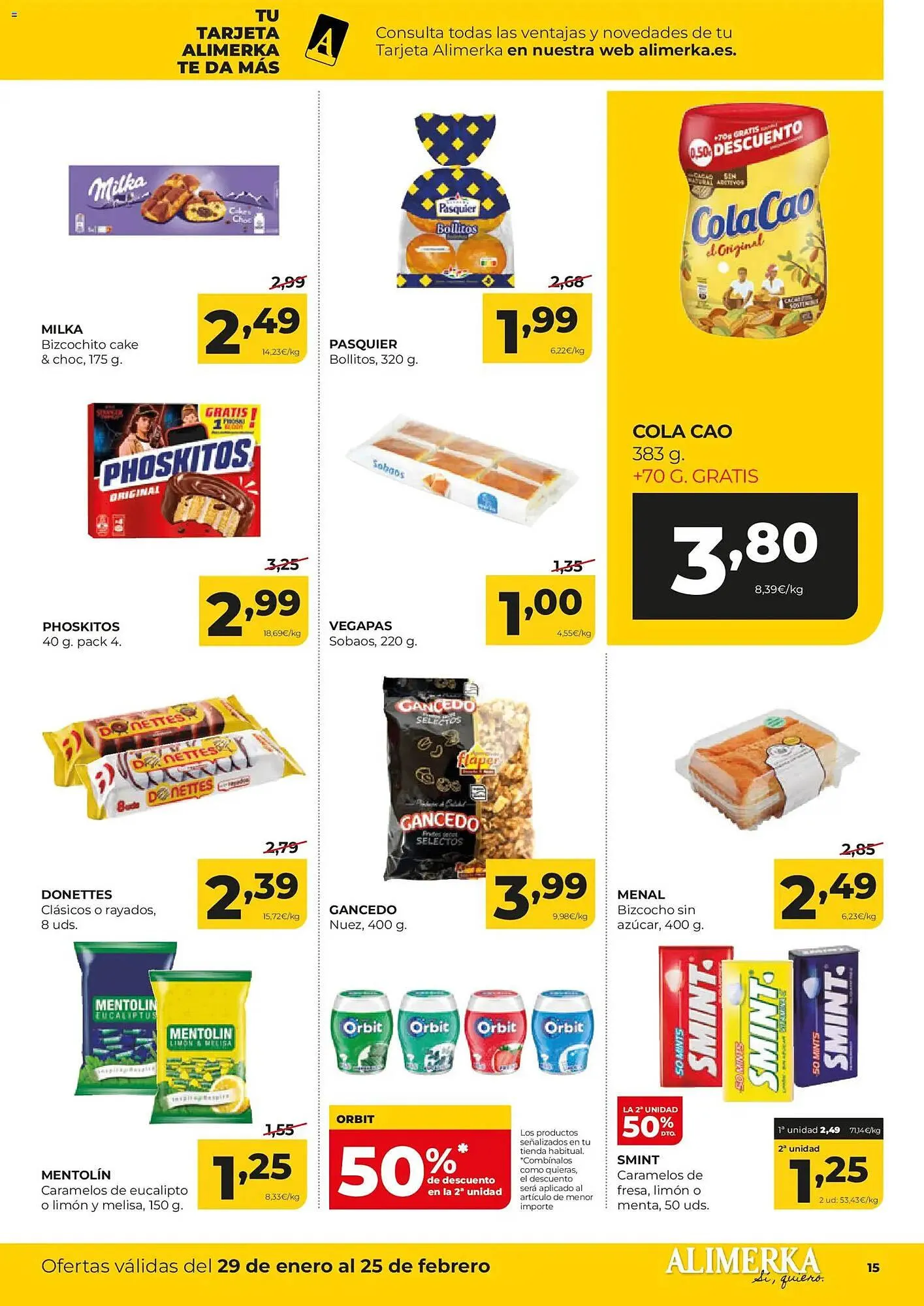 Catálogo de Folleto Alimerka 29 de enero al 25 de febrero 2026 - Página 15