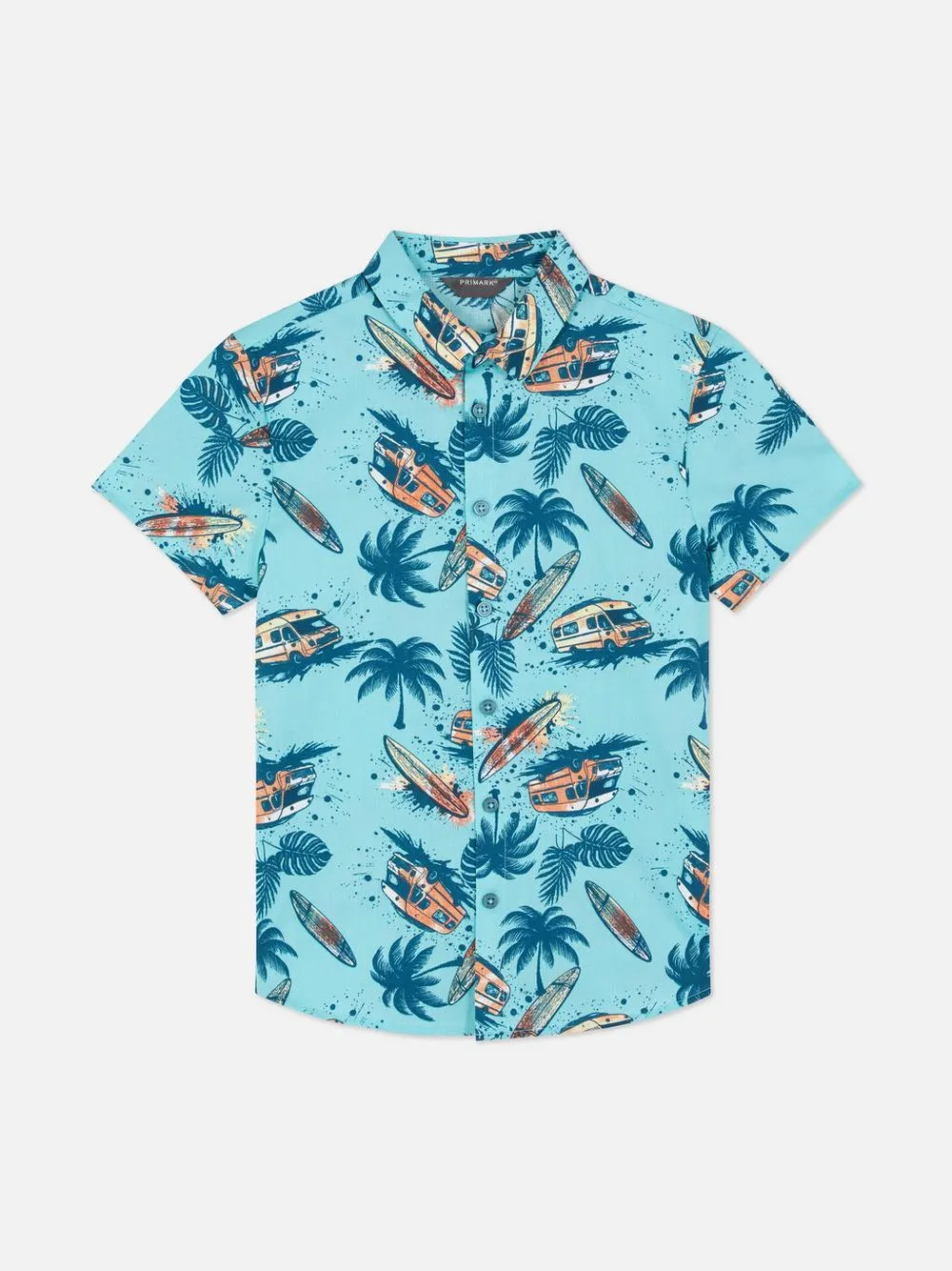 Camisa de manga corta con botones