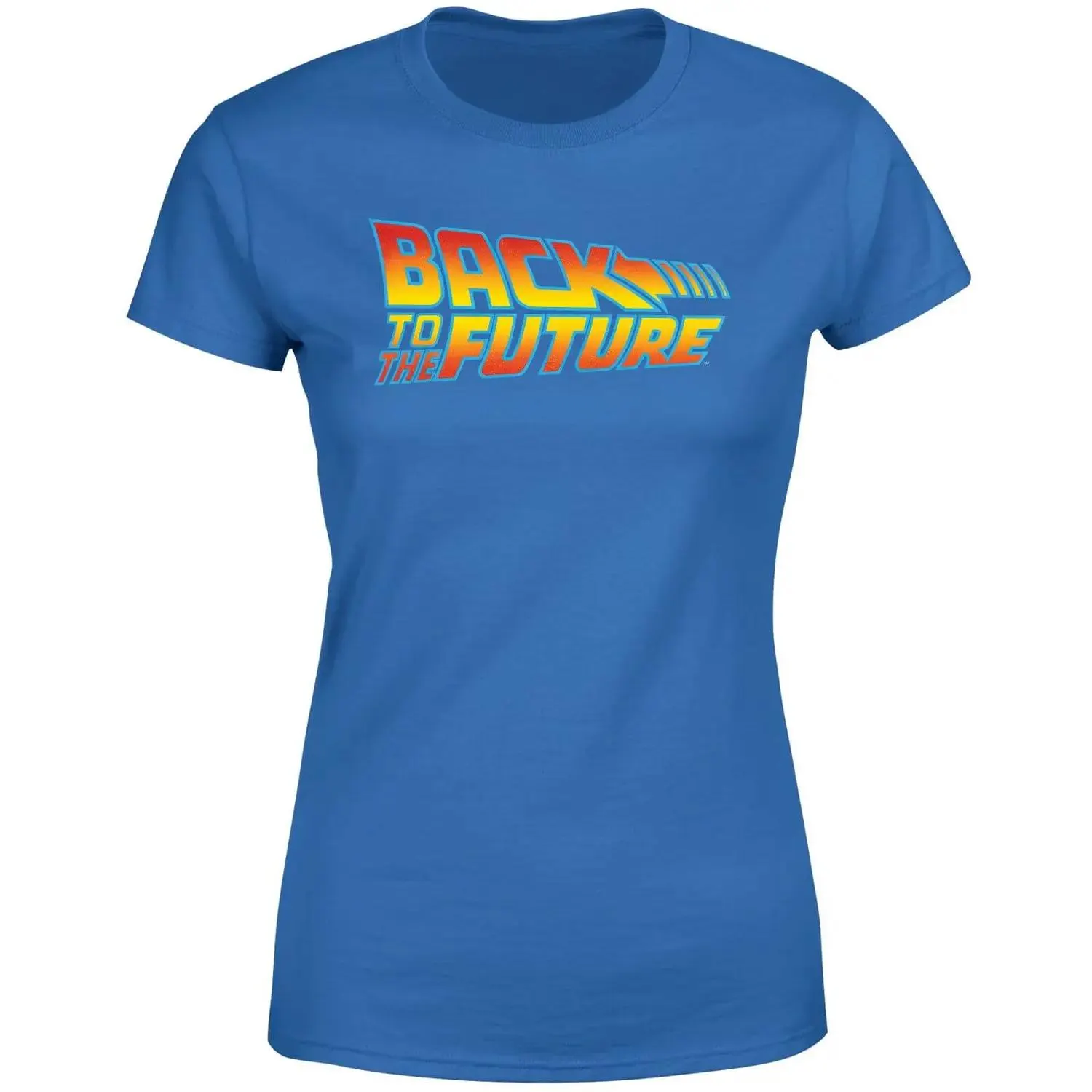 Camiseta Back To The Future Classic Logo para mujer - Azul