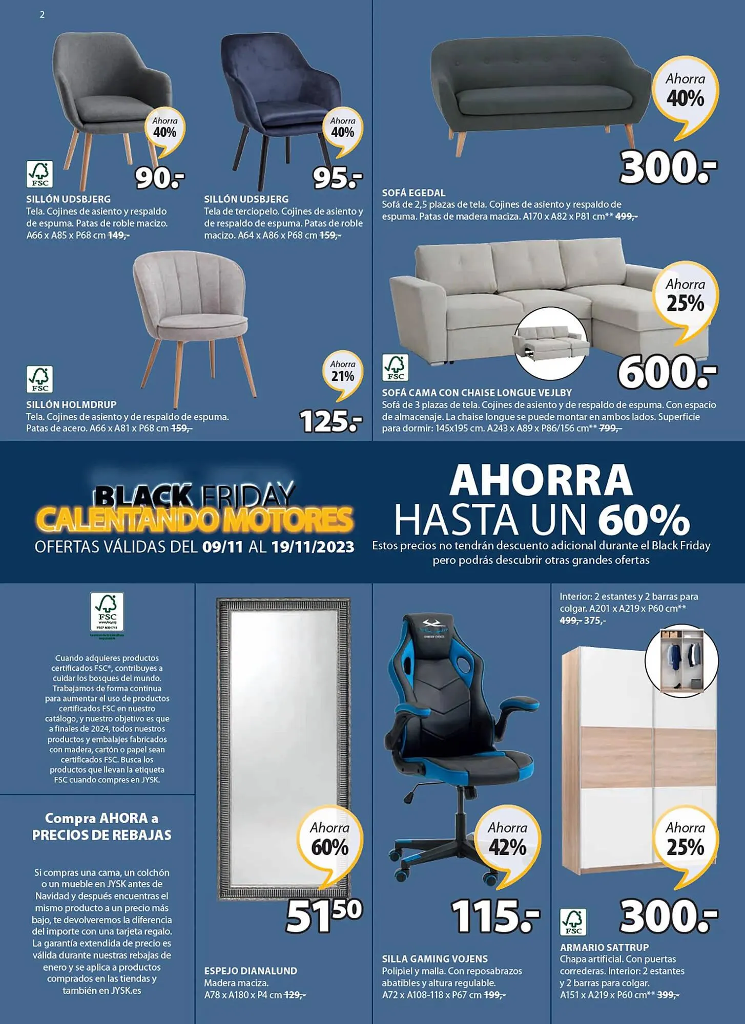 Catálogo de Folleto JYSK 9 de noviembre al 9 de diciembre 2023 - Página 3