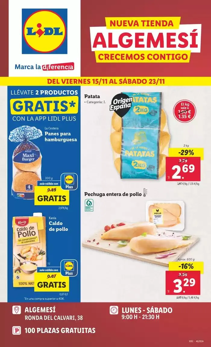 Catálogo de NUEVA TIENDA ALGEMESÍ 15 de noviembre al 23 de noviembre 2024 - Página 1