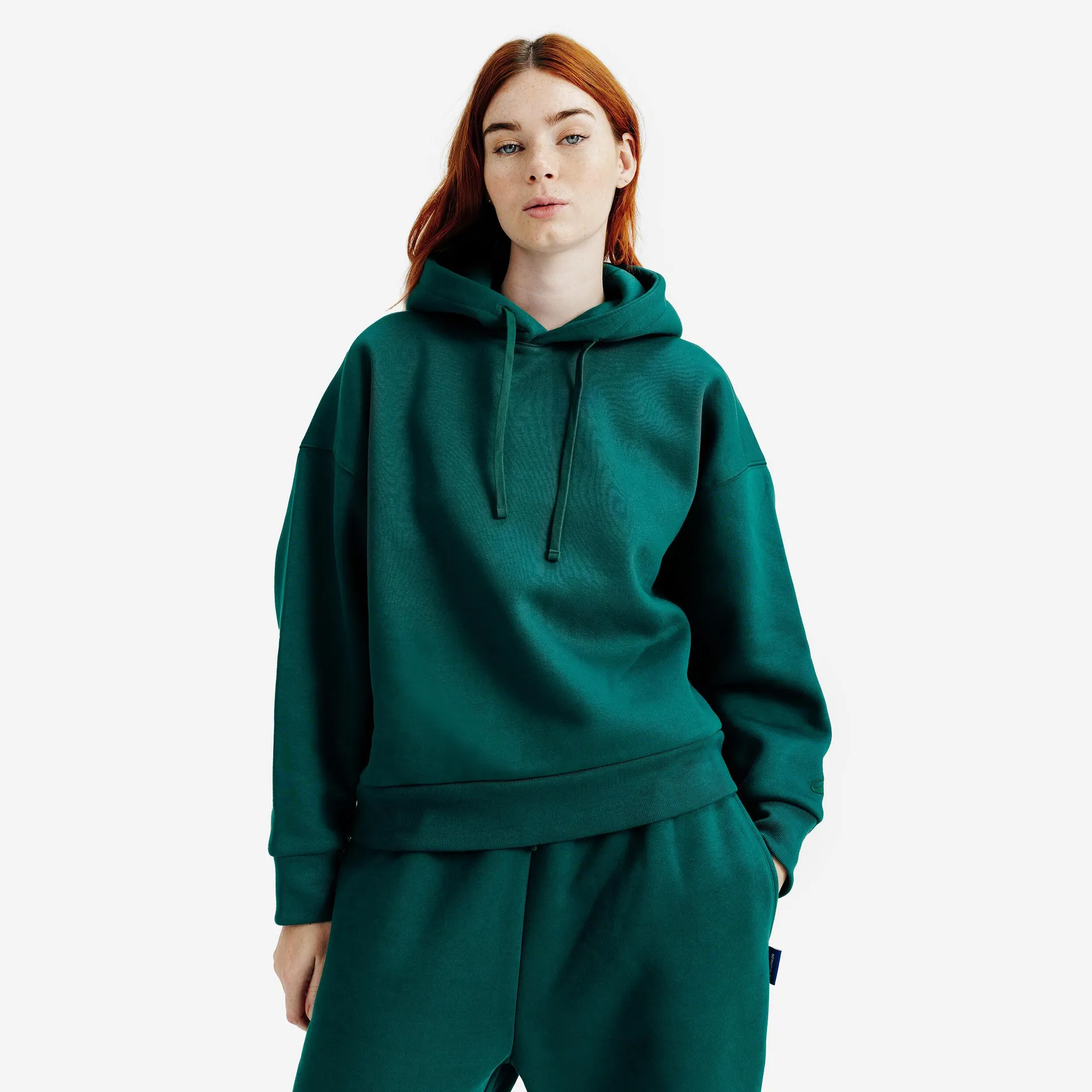 Sudadera con capucha mujer, Elementals, verde