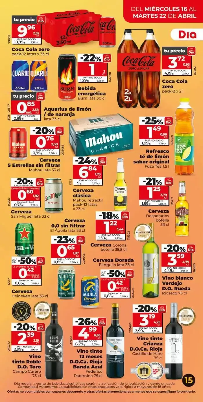 Catálogo de Ahorro a lo grande del 16/04 al 22/04 16 de abril al 22 de abril 2025 - Página 15