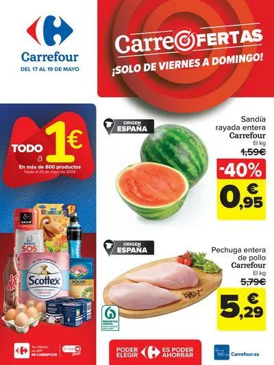 Catálogo de CARREOFERTAS 17 de mayo al 19 de mayo 2024 - Página 1