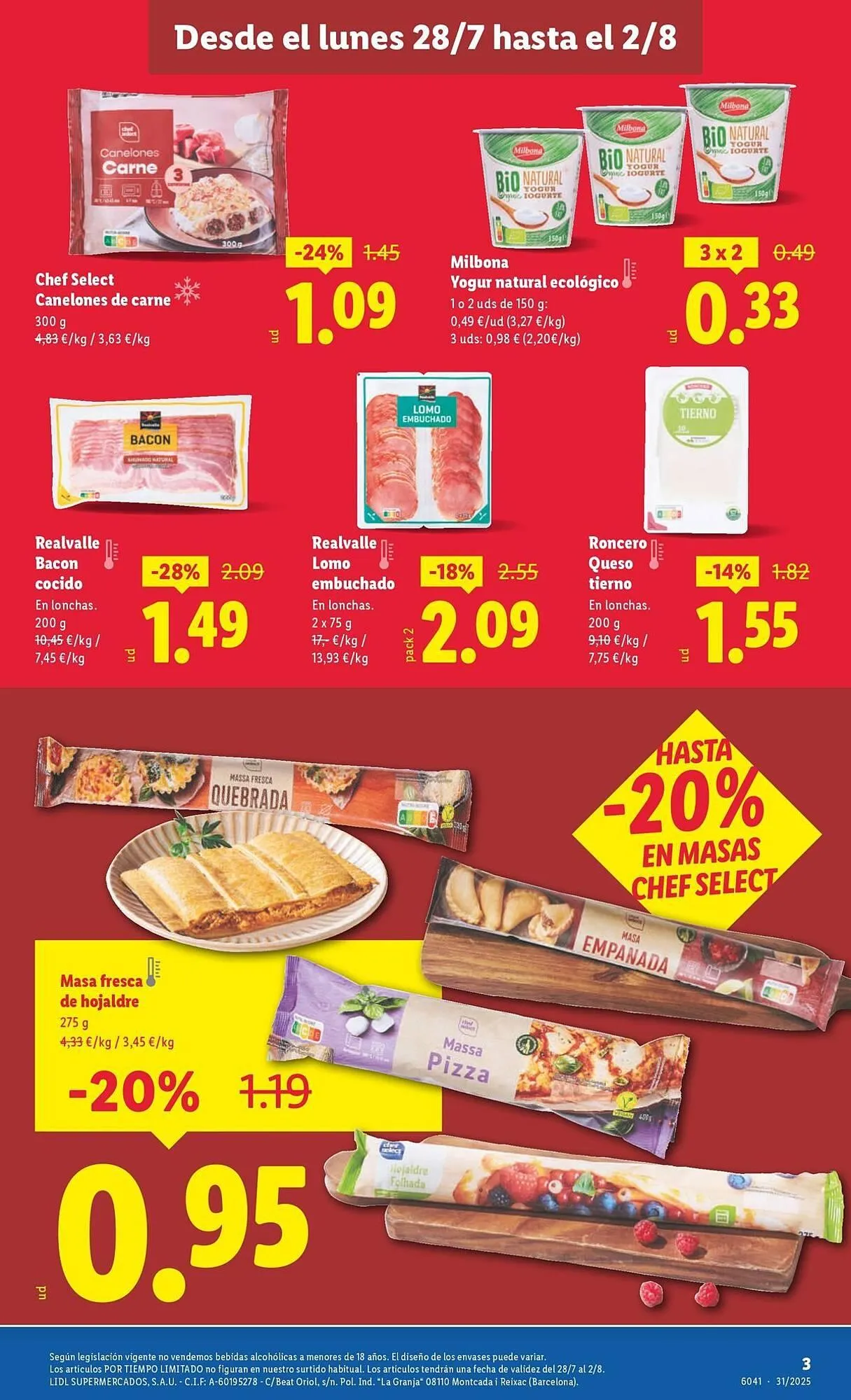 Catálogo de Folleto Lidl 31 de julio al 2 de agosto 2025 - Página 3