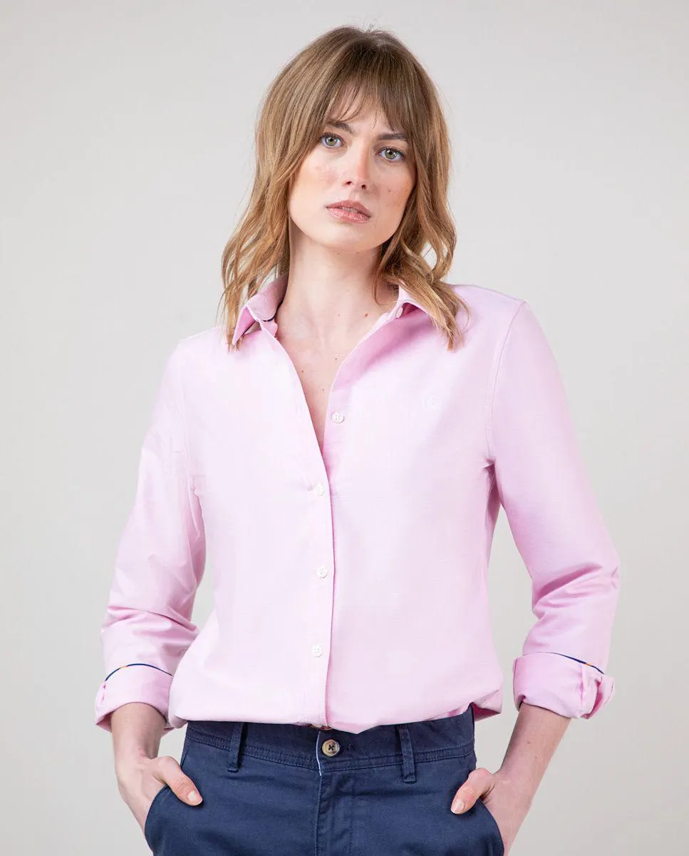 Camisa Oxford Rosa