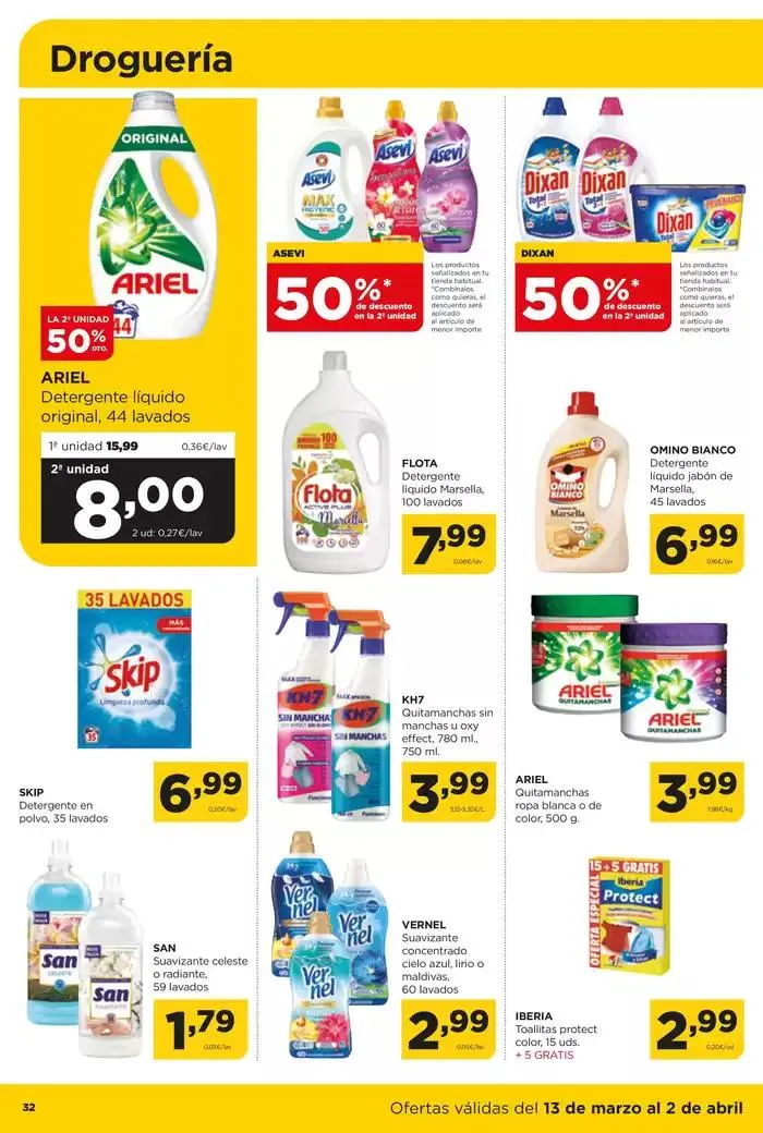 Catálogo de Ofertas válidas del 13 de Marzo al 2 de Abril 13 de marzo al 2 de abril 2025 - Página 32