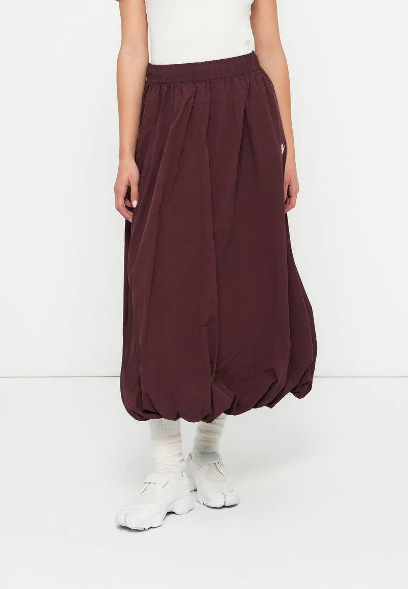 Falda larga - burgundy crush