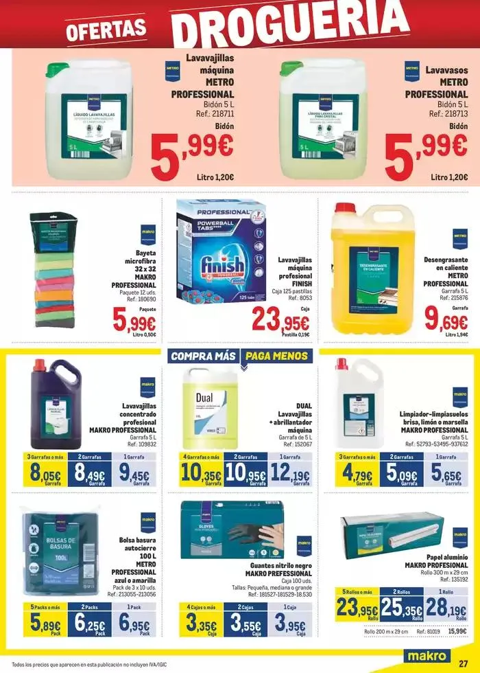 Catálogo de Makro Precios Centro 8 de abril al 4 de mayo 2025 - Página 27